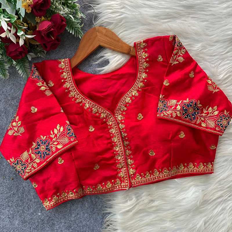 YNF Wholesale Pure Silk Designer Blouse  | Surat Manufacturer