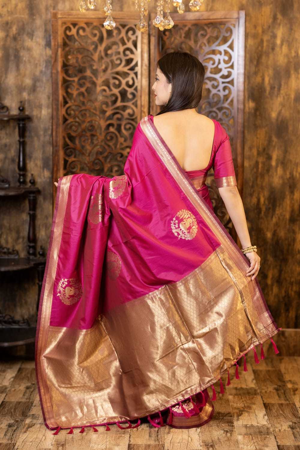 YNF Wholesale Soft Silk Butta Sarees  | Surat Manufacturer