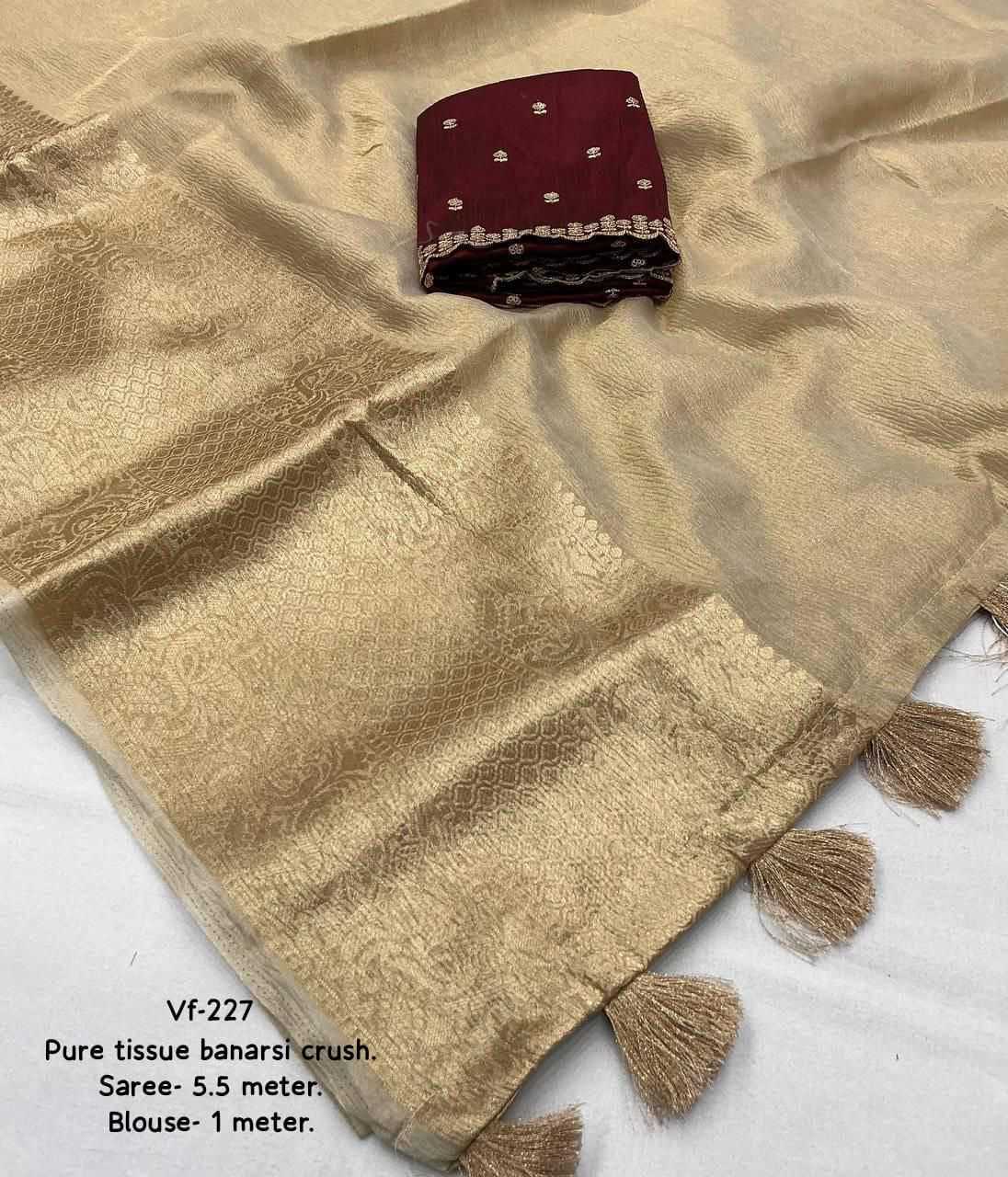 YNF Wholesale Tissue Silk Tissue Silk Saree  | Surat Manufacturer