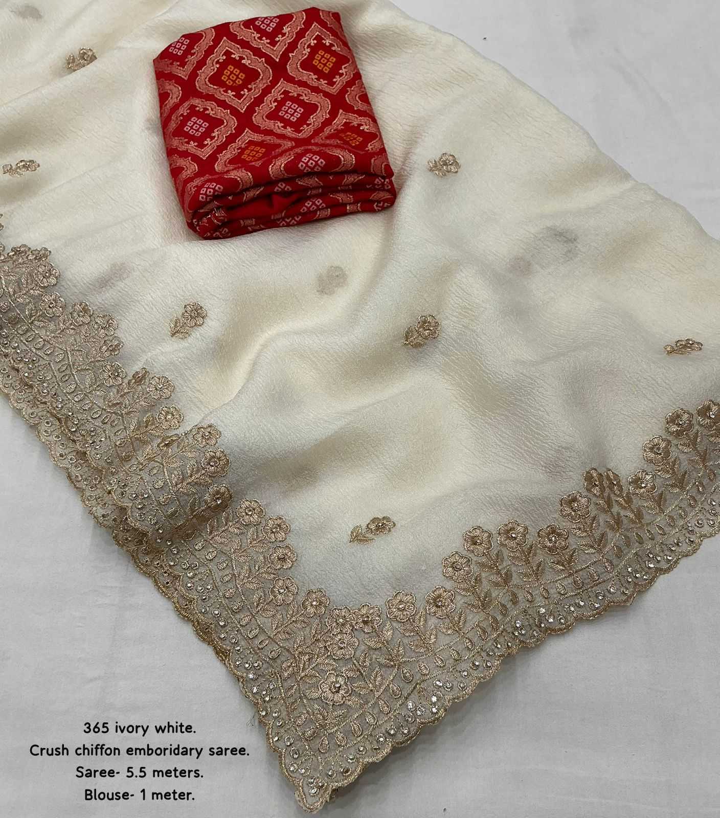 YNF Wholesale Crush Silk Designer Sarees  | Surat Manufacturer