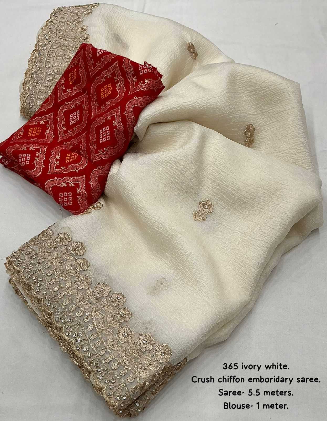 YNF Wholesale Crush Silk Designer Sarees  | Surat Manufacturer