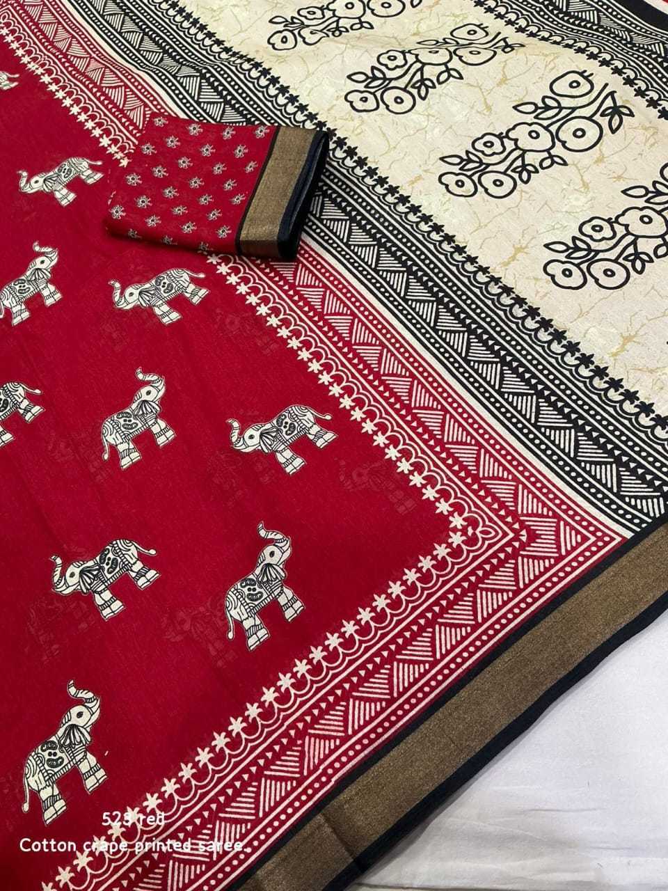 YNF Wholesale Soft Cotton Printed Sarees  | Surat Manufacturer