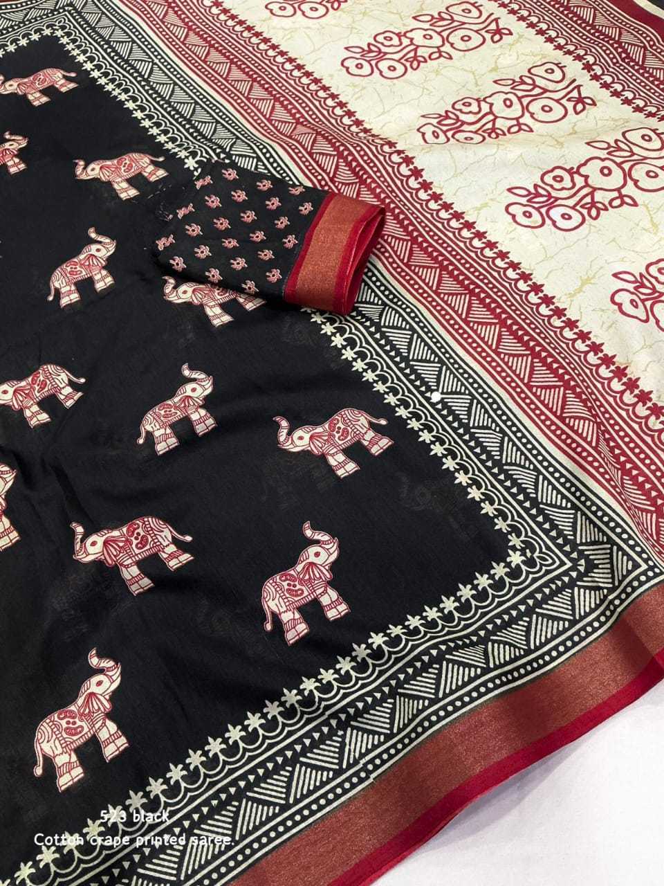 YNF Wholesale Soft Cotton Printed Sarees  | Surat Manufacturer