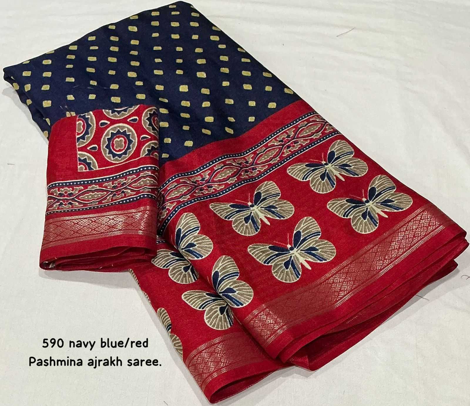 YNF Wholesale Pashmina Fancy Sarees  | Surat Manufacturer