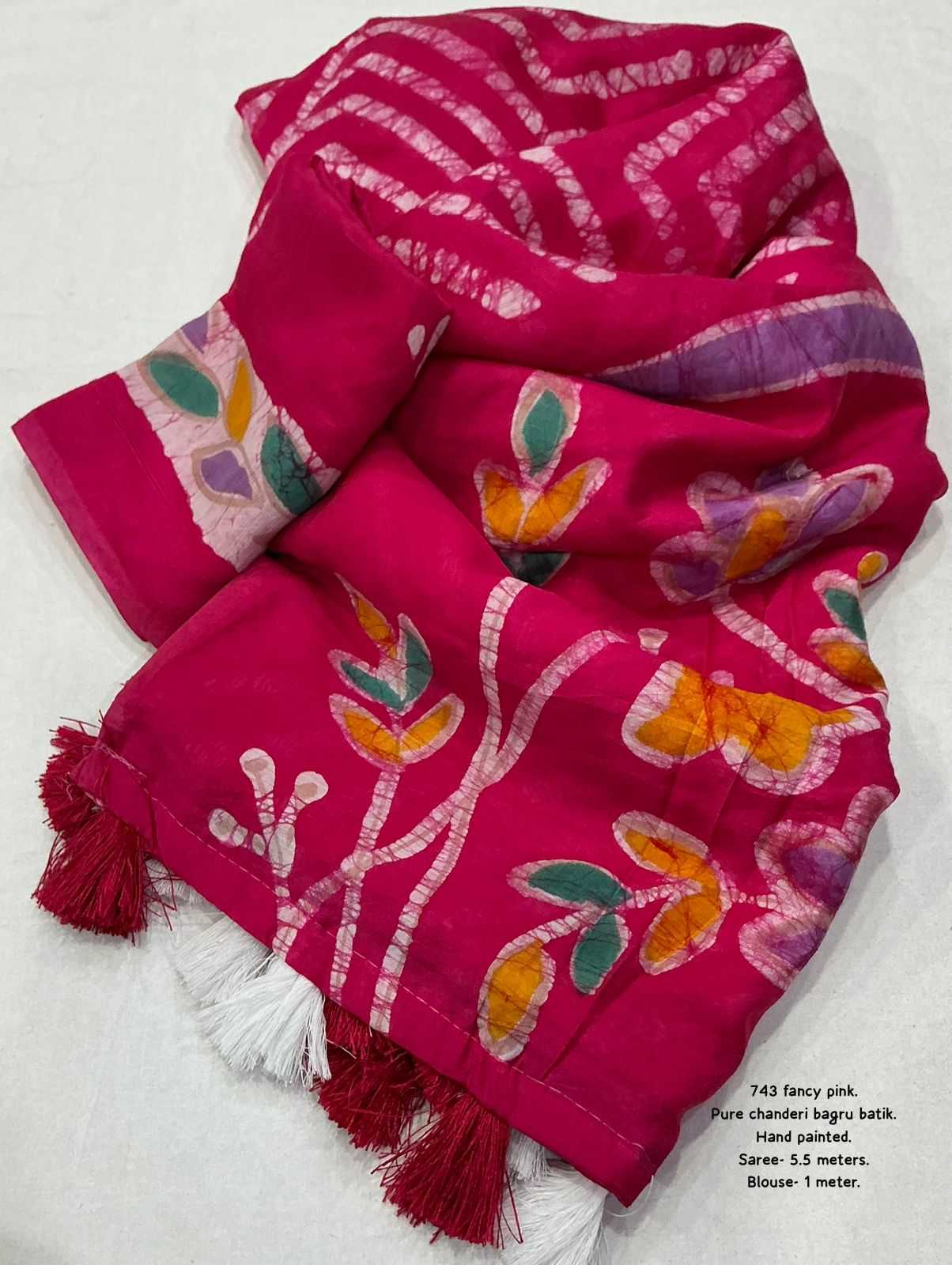 YNF Wholesale Cotton Batik Sarees  | Surat Manufacturer