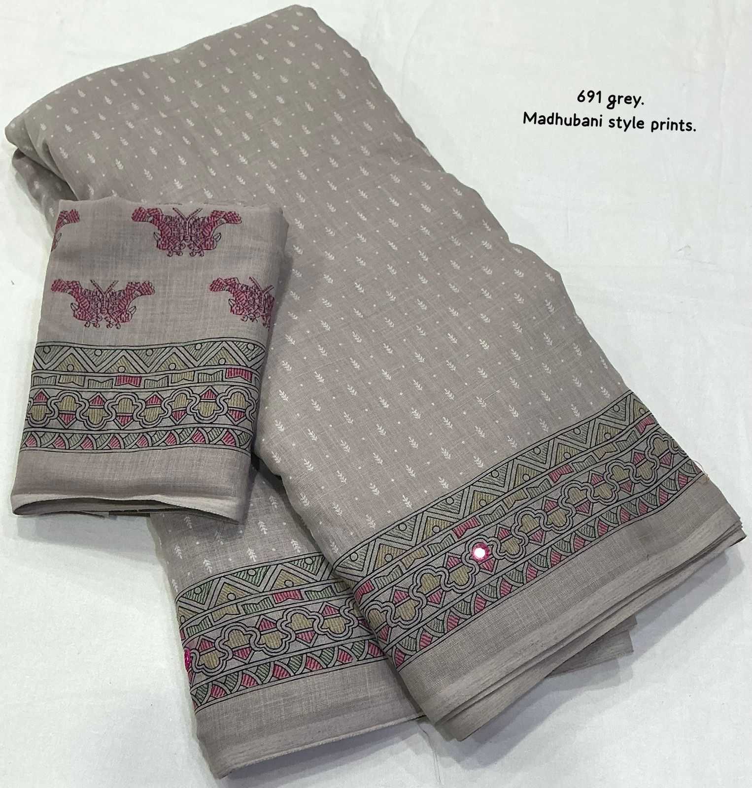 YNF Wholesale Linen Kalamkari Sarees  | Surat Manufacturer