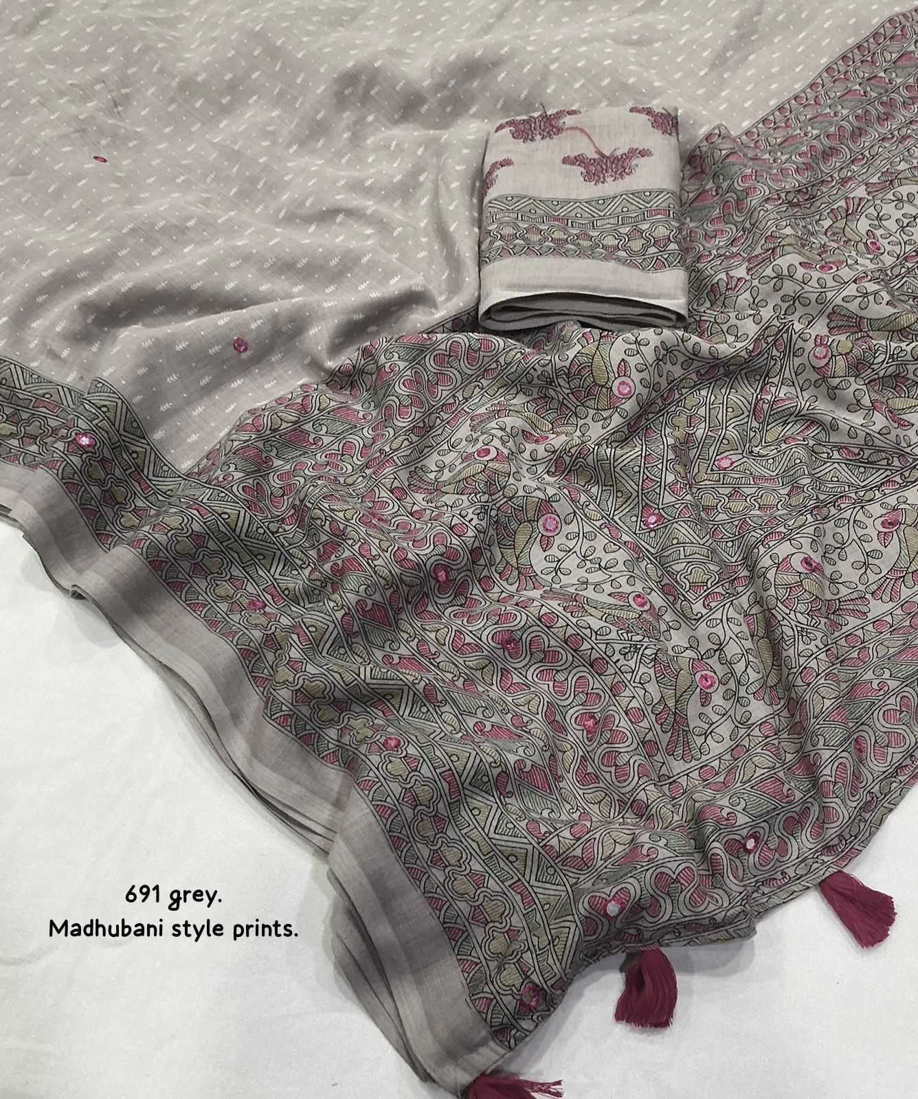 YNF Wholesale Linen Kalamkari Sarees  | Surat Manufacturer