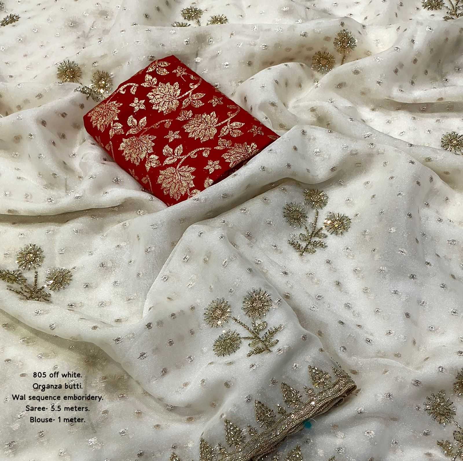 YNF Wholesale Organza Organza Sarees  | Surat Manufacturer