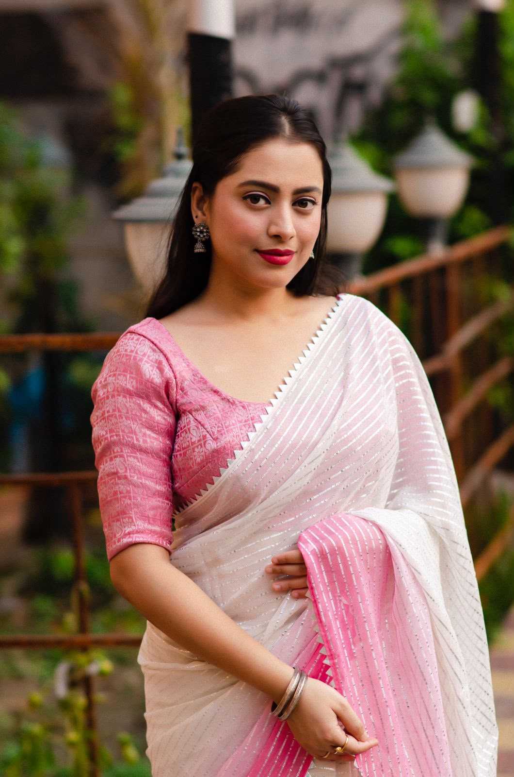 YNF Wholesale Chiffon Party Wear Sarees  | Surat Manufacturer