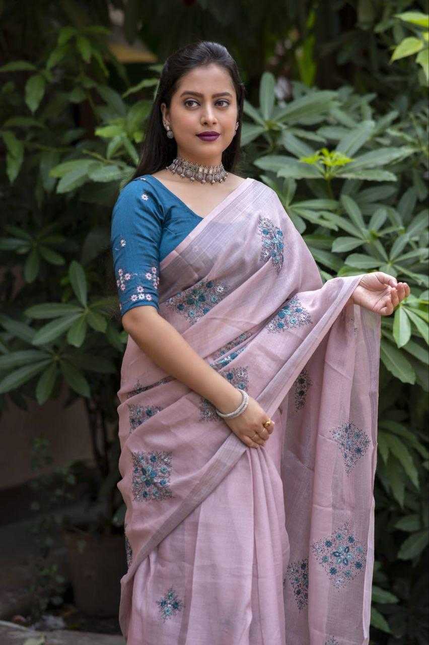 YNF Wholesale Cotton Embroidered Sarees  | Surat Manufacturer