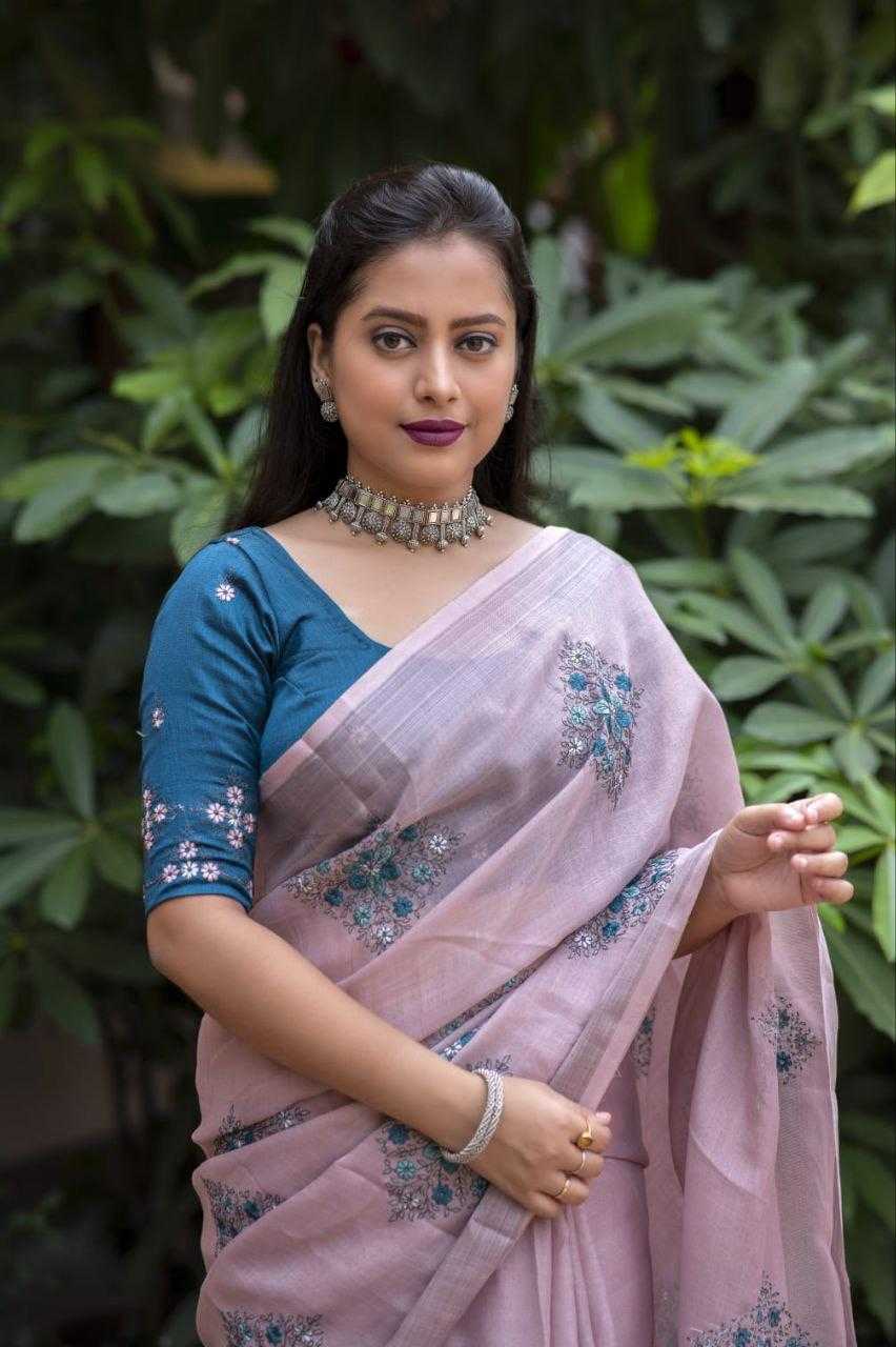 YNF Wholesale Cotton Embroidered Sarees  | Surat Manufacturer
