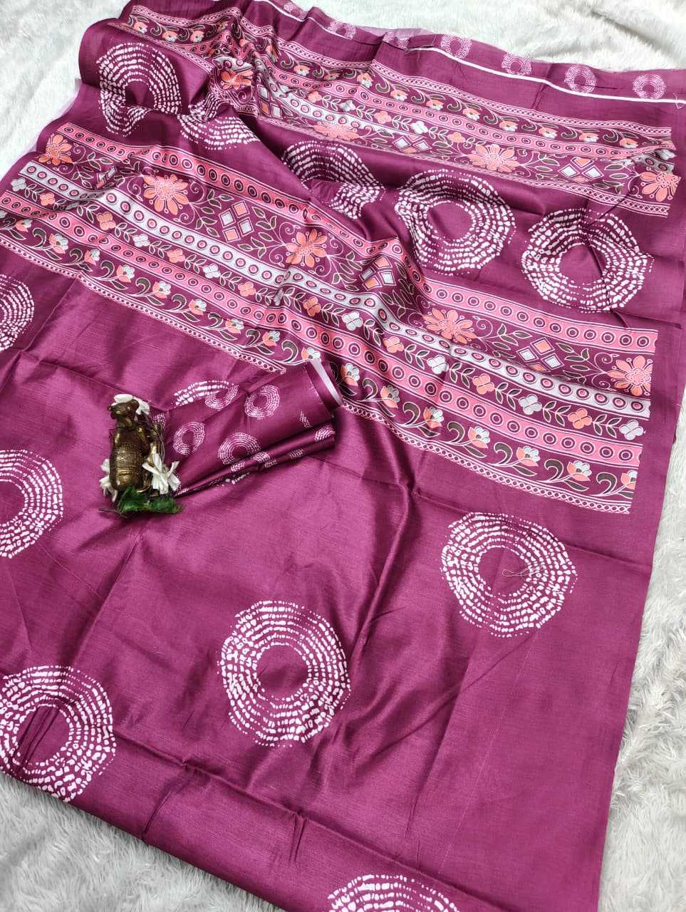 YNF Wholesale Premium Silk Printed Silk Saree  | Surat Manufacturer
