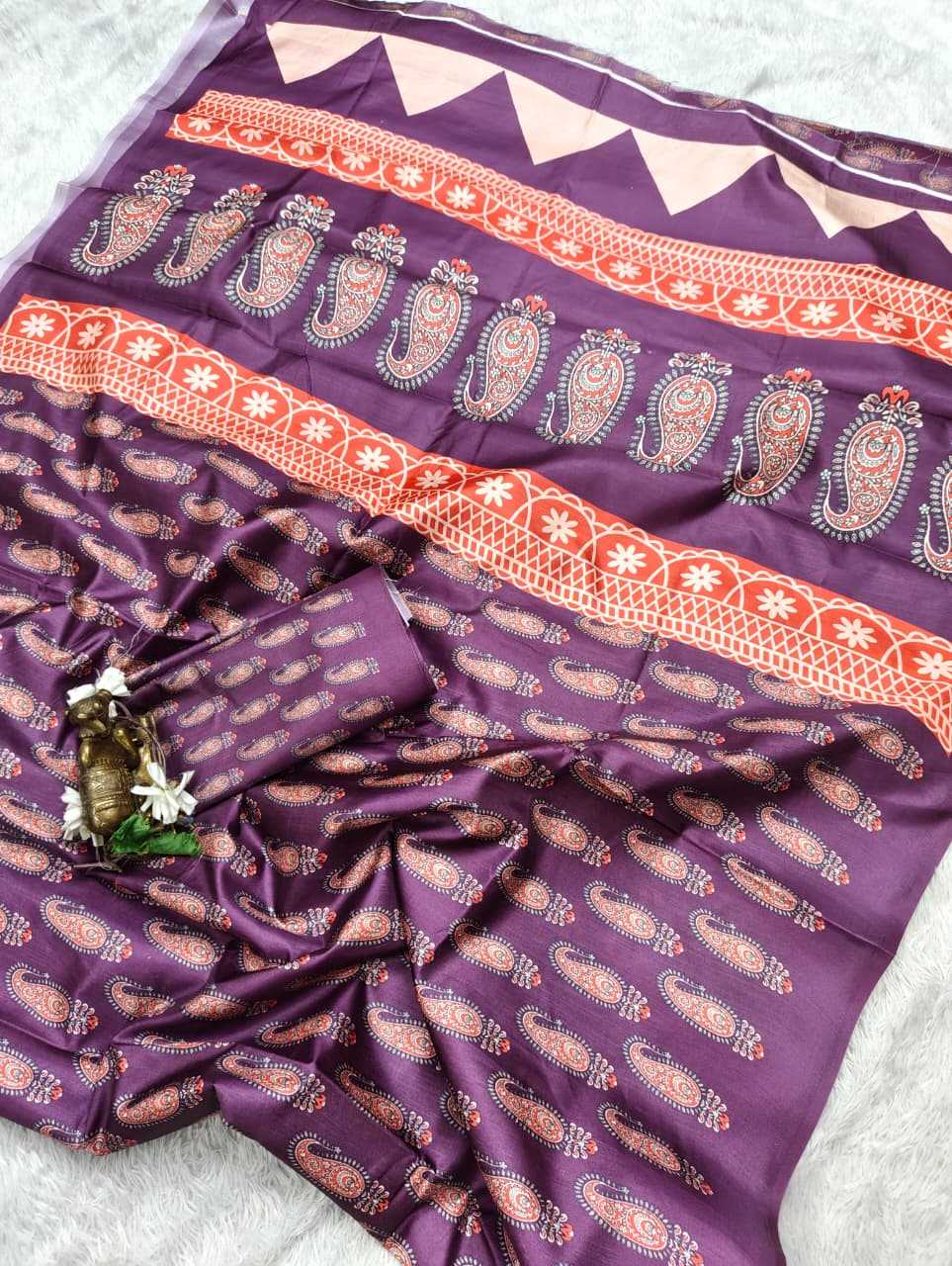 YNF Wholesale Premium Silk Printed Silk Saree  | Surat Manufacturer