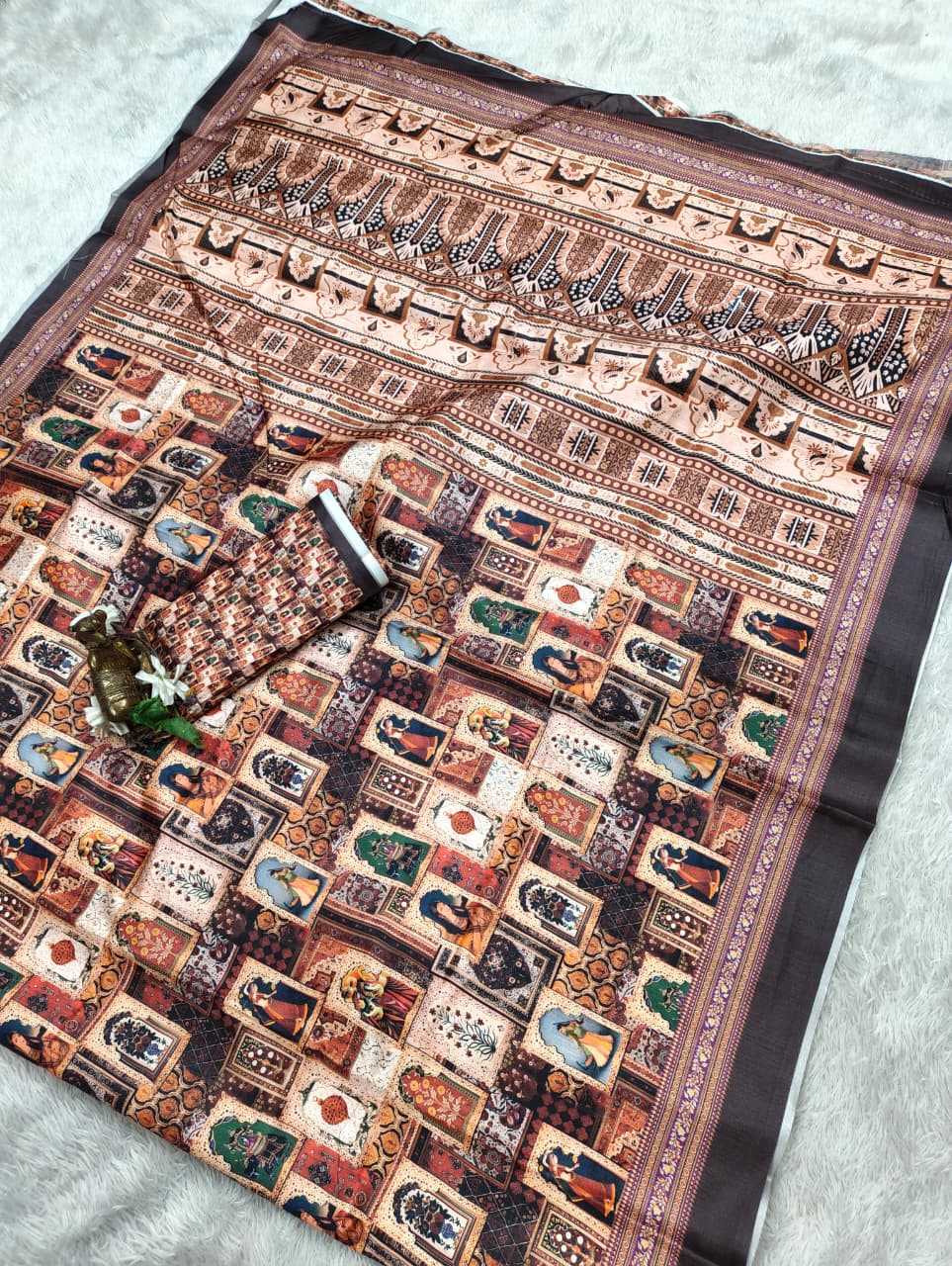 YNF Wholesale Premium Silk Printed Silk Saree  | Surat Manufacturer