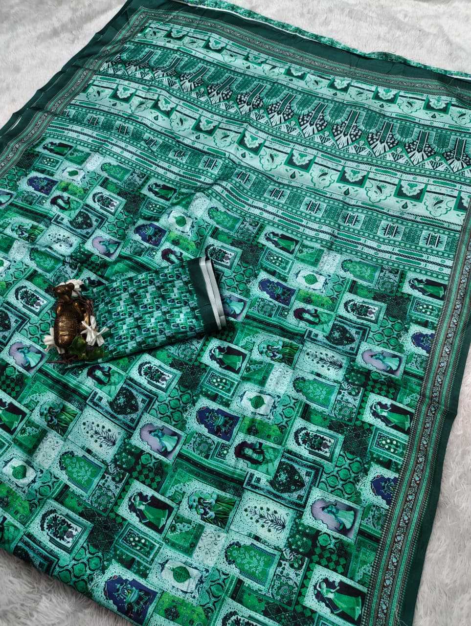 YNF Wholesale Premium Silk Printed Silk Saree  | Surat Manufacturer