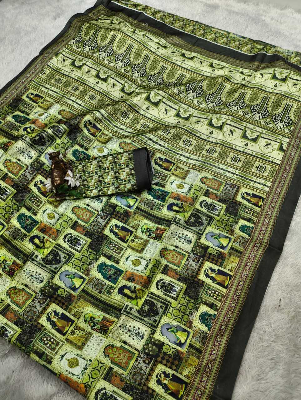 YNF Wholesale Premium Silk Printed Silk Saree  | Surat Manufacturer