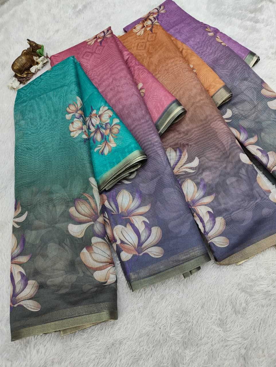 YNF Wholesale Chanderi Soft Printed Sarees  | Surat Manufacturer