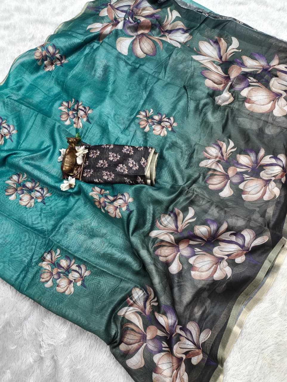 YNF Wholesale Chanderi Soft Printed Sarees  | Surat Manufacturer