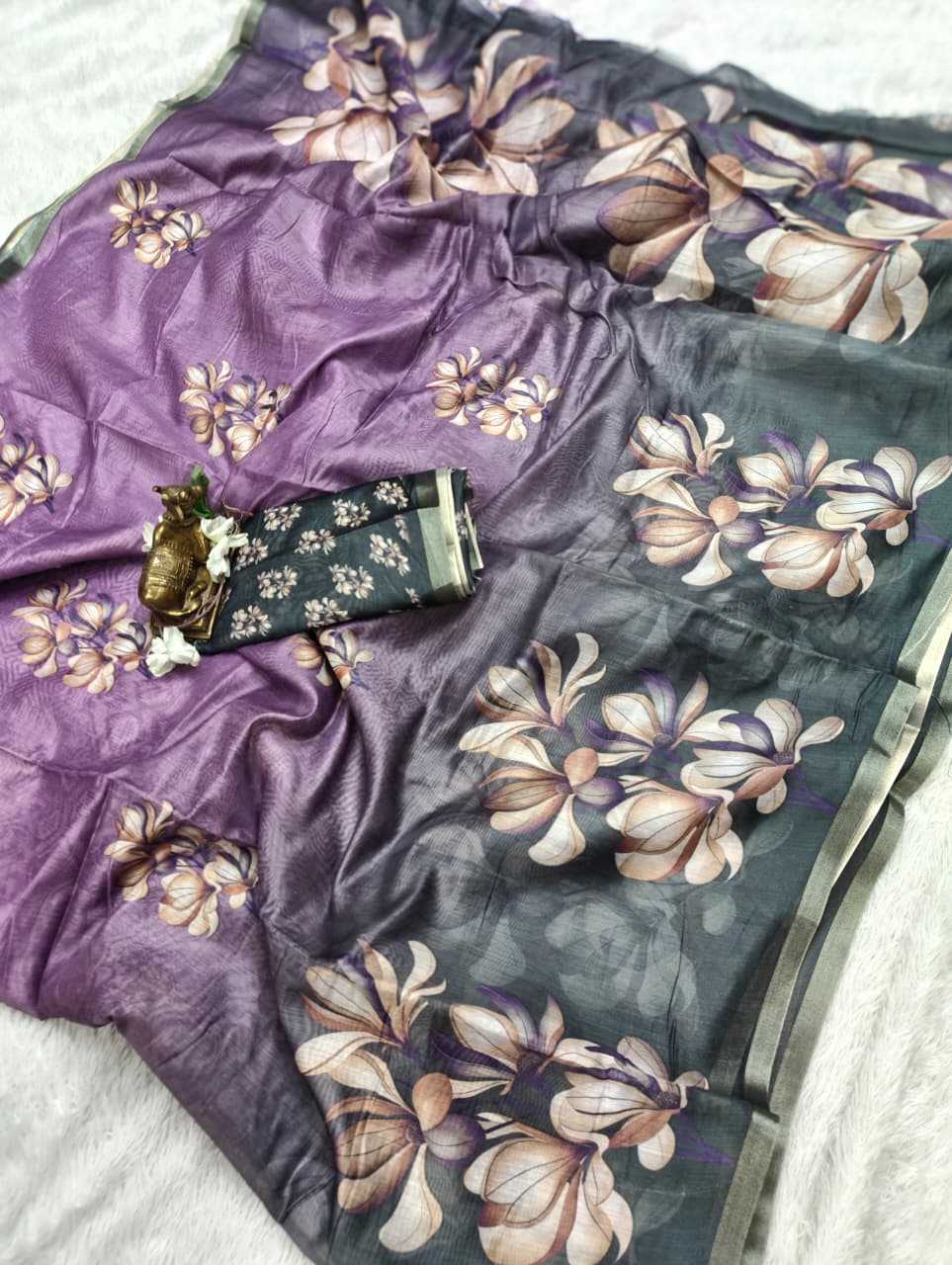 YNF Wholesale Chanderi Soft Printed Sarees  | Surat Manufacturer