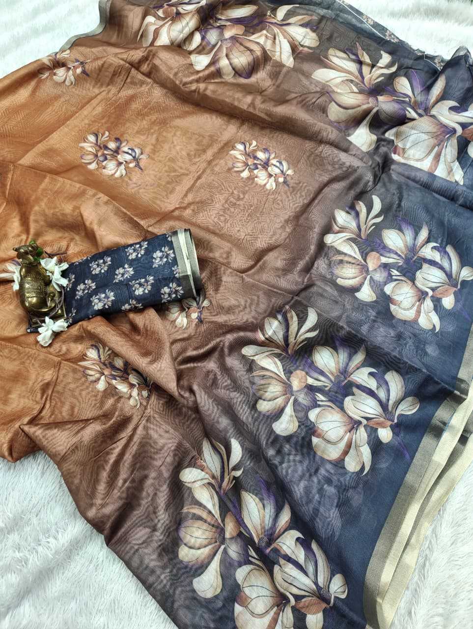 YNF Wholesale Chanderi Soft Printed Sarees  | Surat Manufacturer