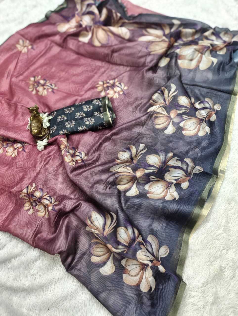 YNF Wholesale Chanderi Soft Printed Sarees  | Surat Manufacturer
