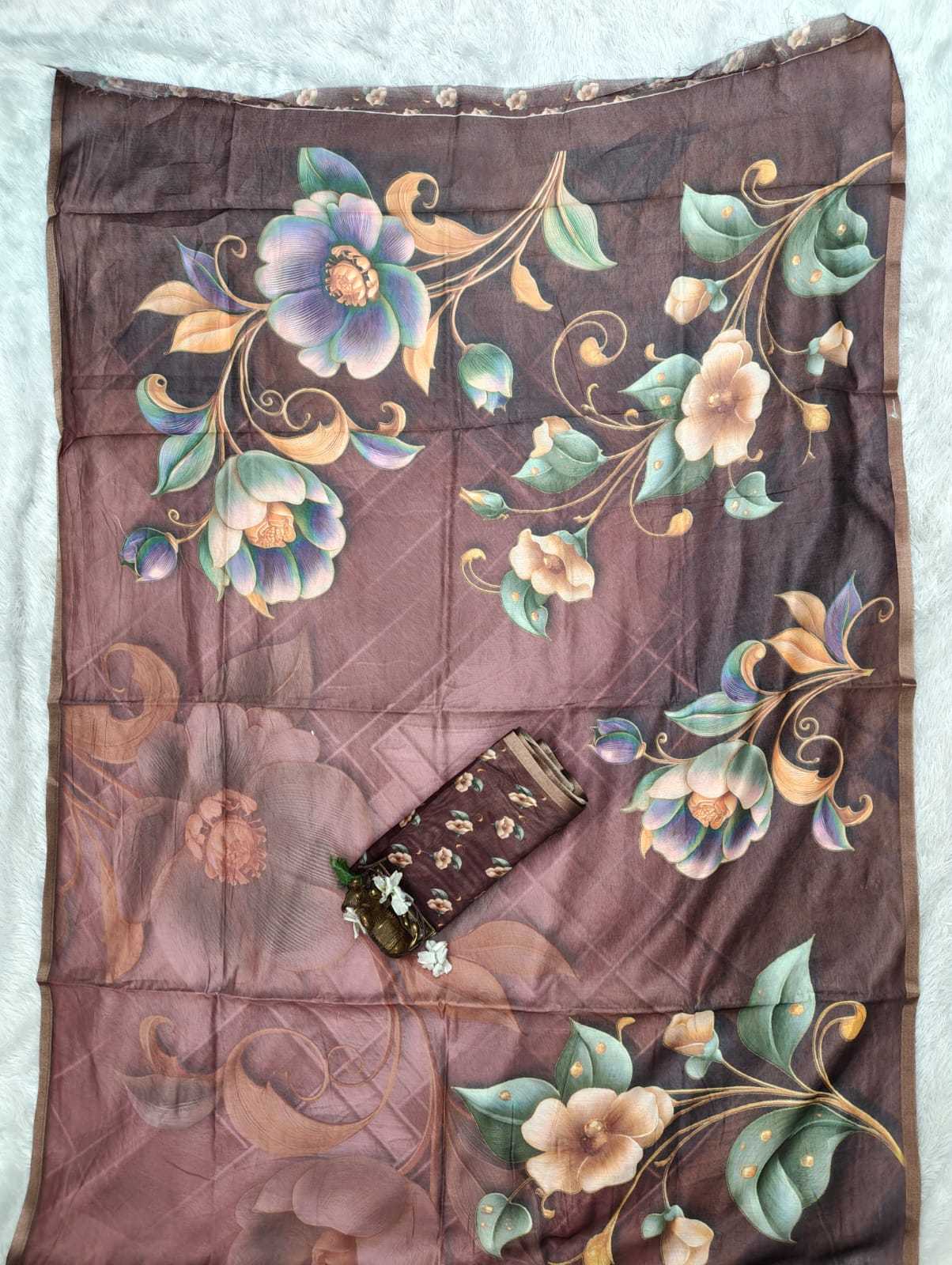 YNF Wholesale Chanderi Soft Printed Sarees  | Surat Manufacturer