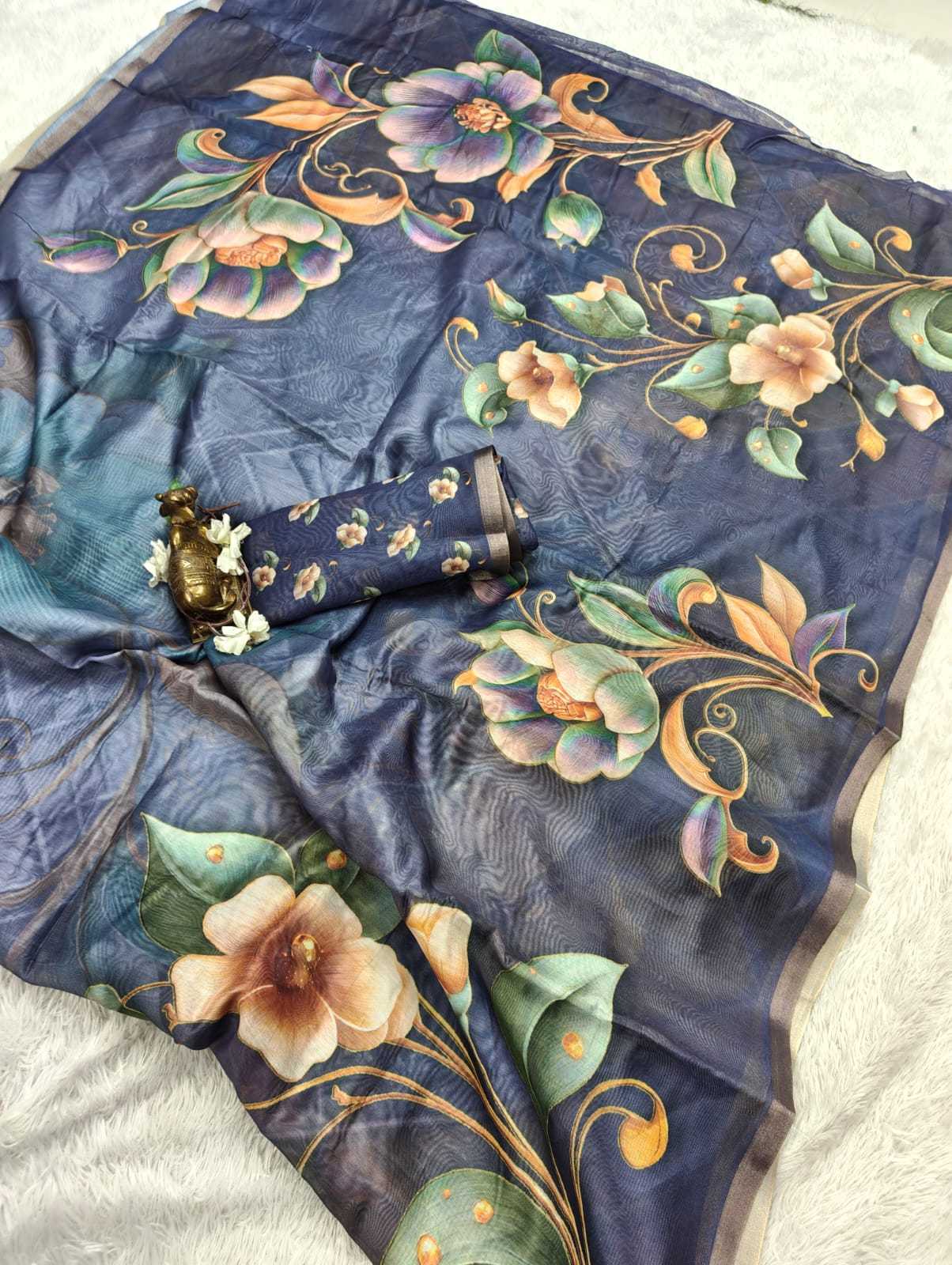 YNF Wholesale Chanderi Soft Printed Sarees  | Surat Manufacturer