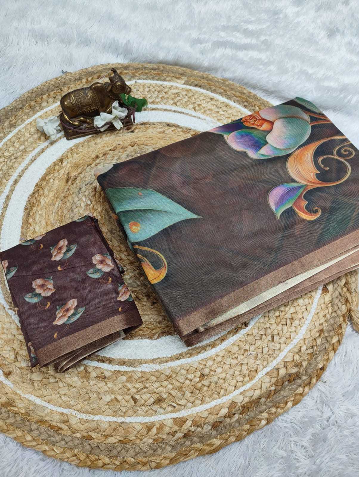 YNF Wholesale Chanderi Soft Printed Sarees  | Surat Manufacturer