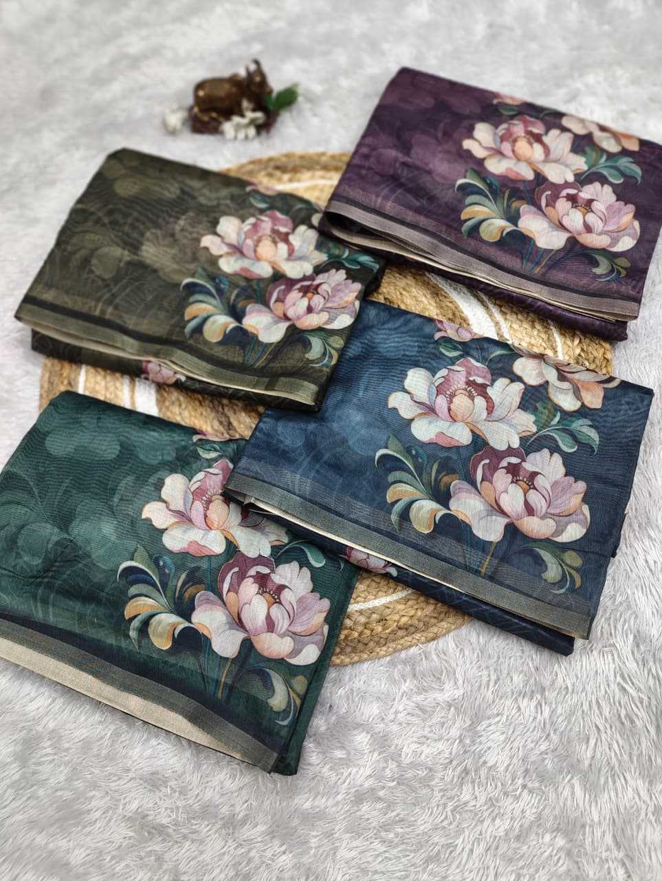 YNF Wholesale Chanderi Soft Printed Sarees  | Surat Manufacturer