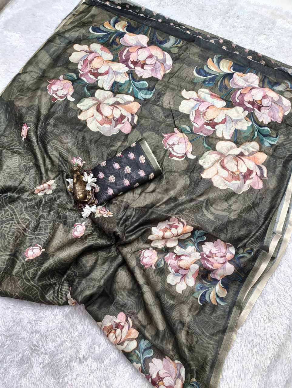 YNF Wholesale Chanderi Soft Printed Sarees  | Surat Manufacturer