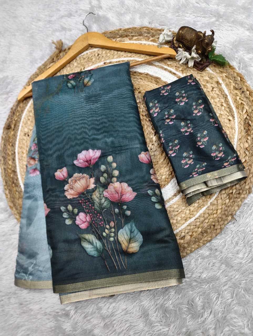 YNF Wholesale Chanderi Soft Printed Sarees  | Surat Manufacturer