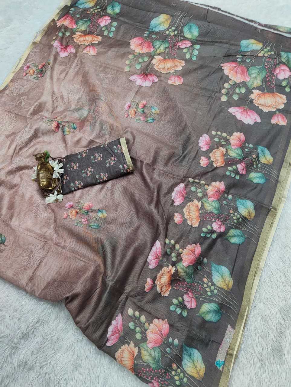 YNF Wholesale Chanderi Soft Printed Sarees  | Surat Manufacturer