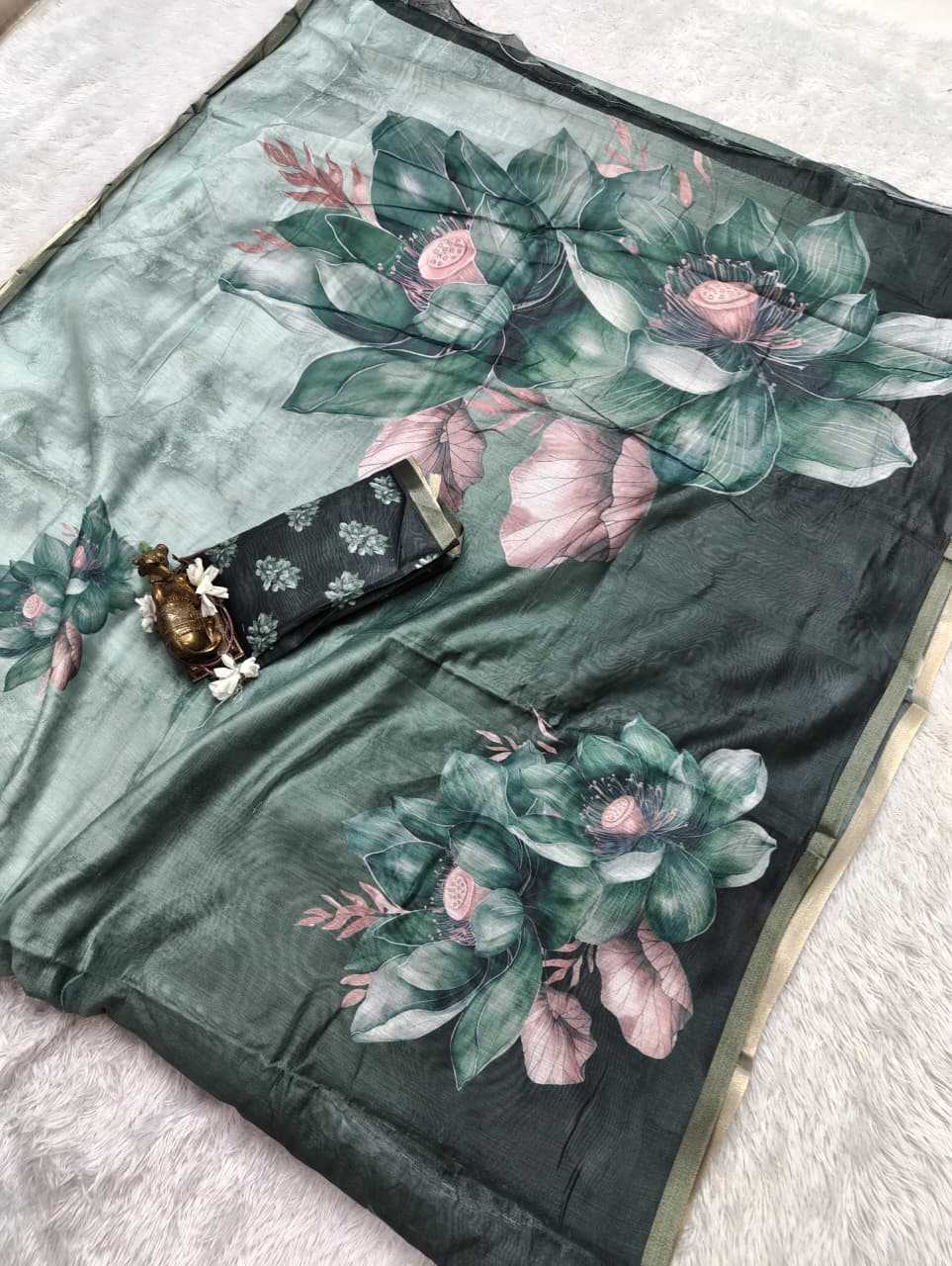 YNF Wholesale Chanderi Soft Printed Sarees  | Surat Manufacturer