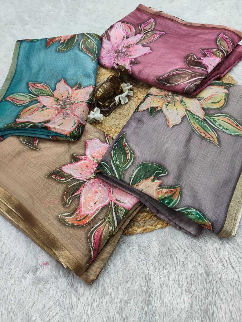 YNF Wholesale Chanderi Soft Printed Sarees  | Surat Manufacturer