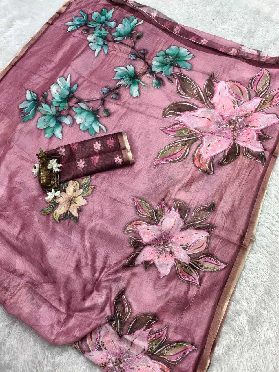 YNF Wholesale Chanderi Soft Printed Sarees  | Surat Manufacturer