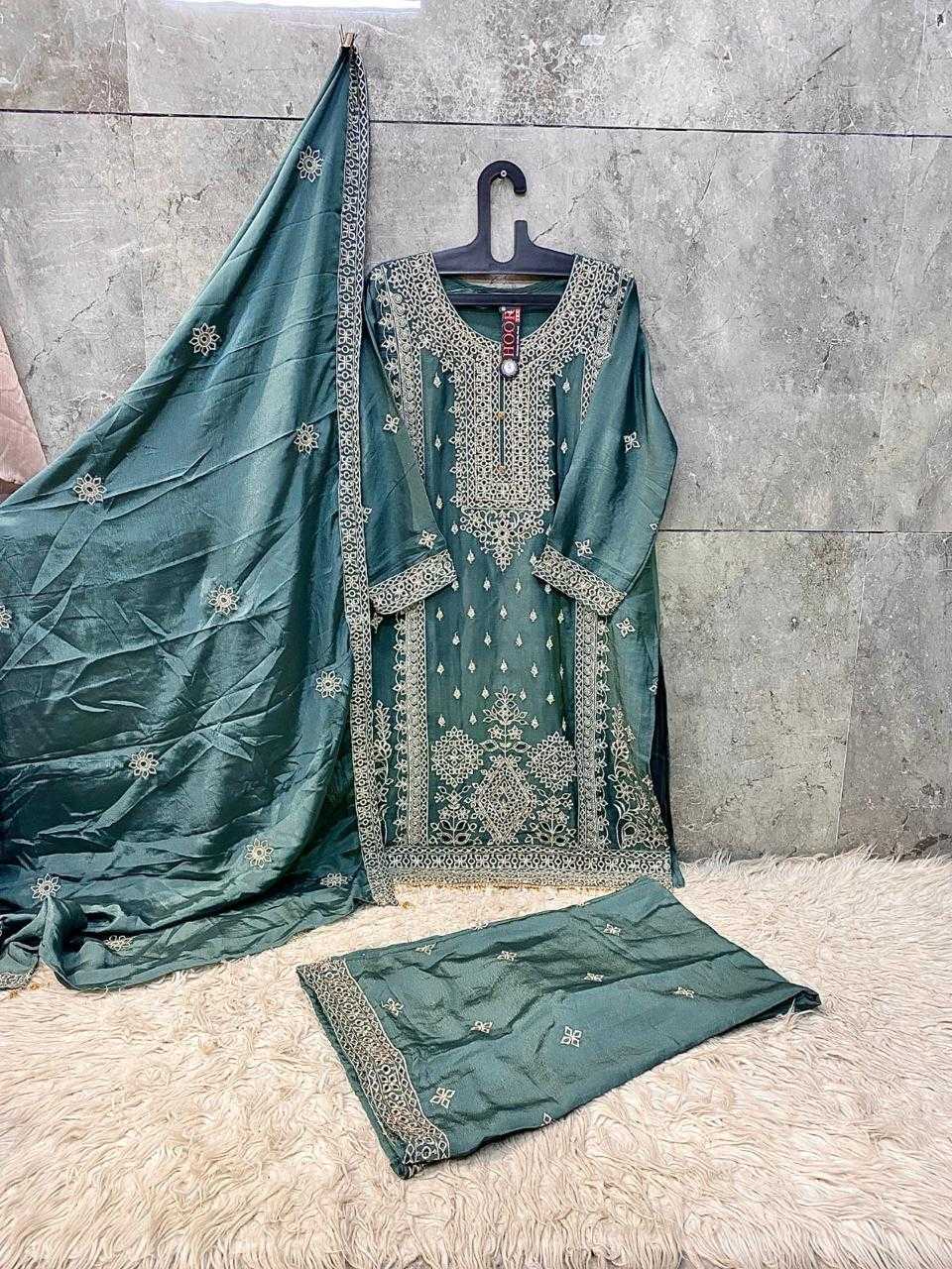 YNF Wholesale Chinon Ladies Suits  | Surat Manufacturer