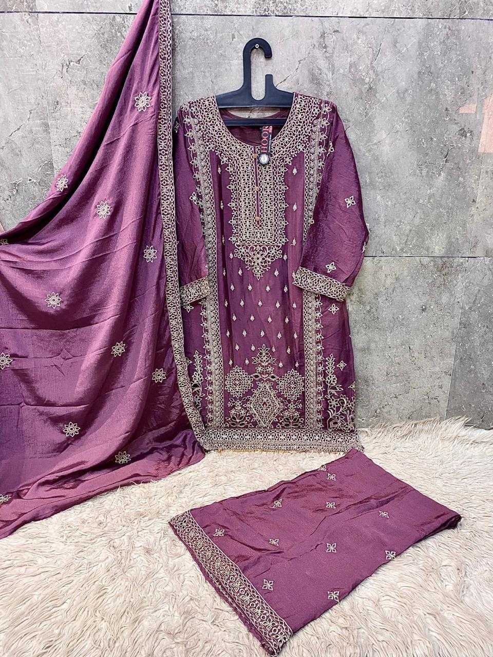 YNF Wholesale Chinon Ladies Suits  | Surat Manufacturer