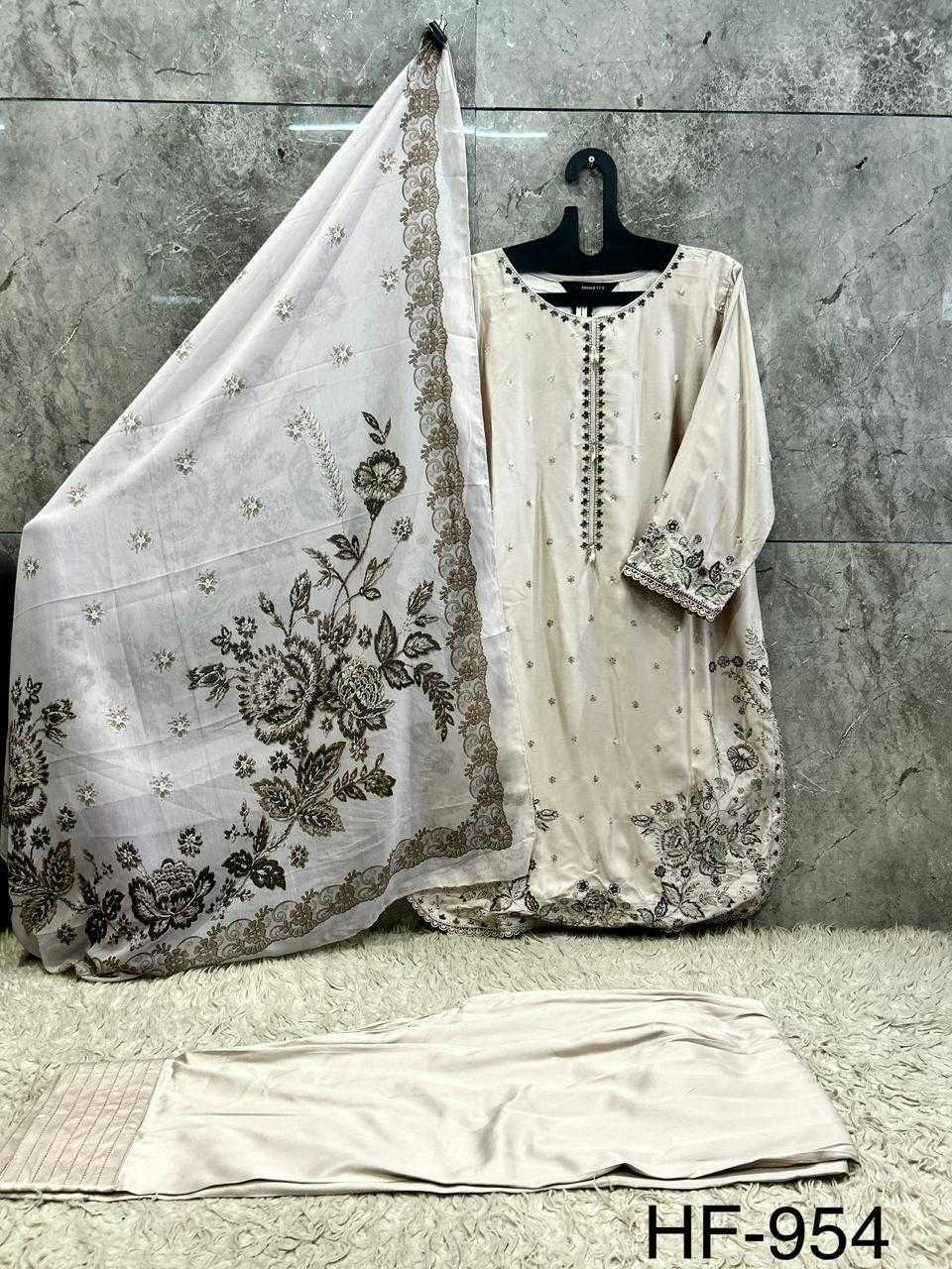 YNF Wholesale Satin Ladies Suits  | Surat Manufacturer