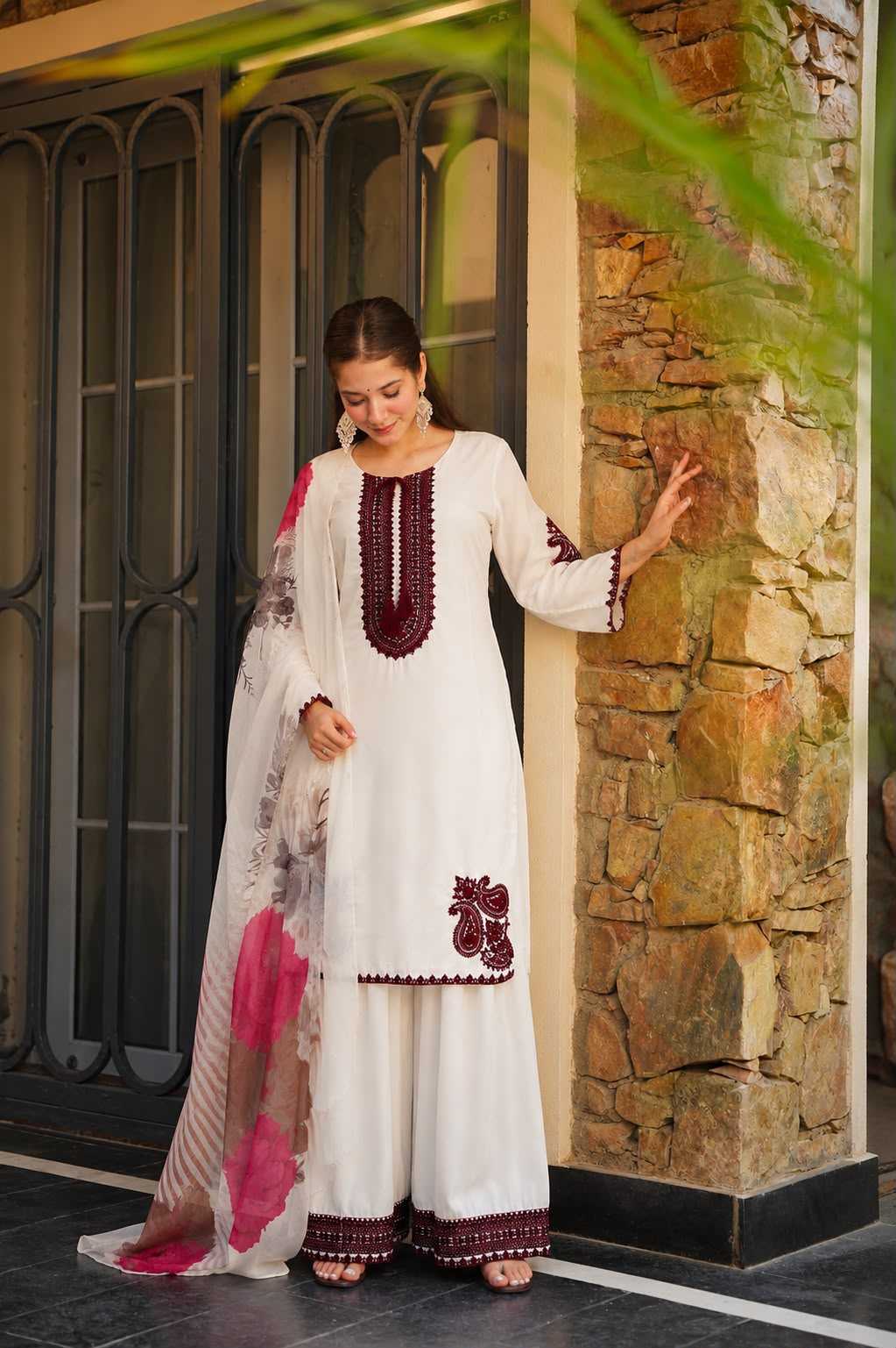 YNF Wholesale Cotton Embroidery Suits  | Surat Manufacturer