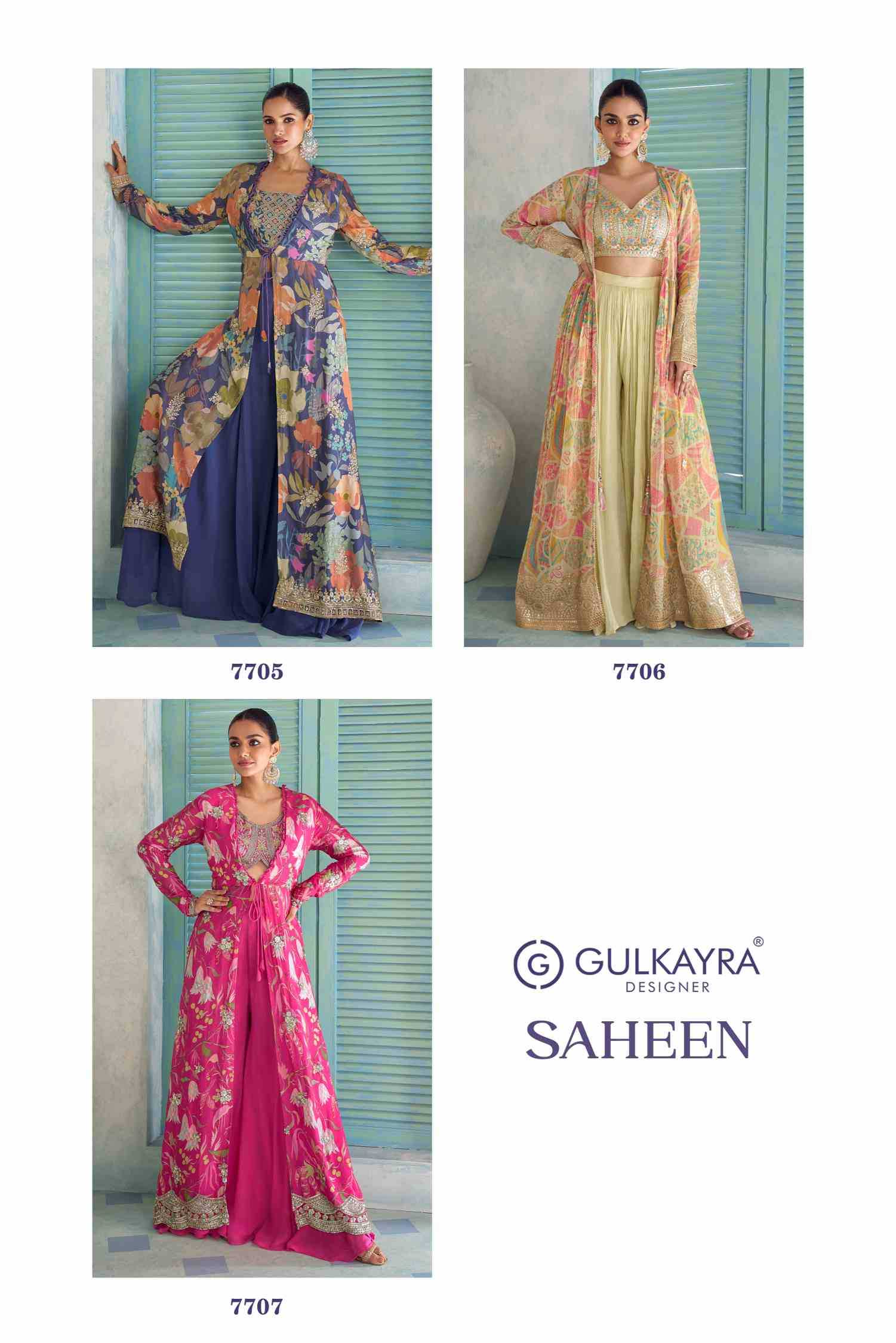 YNF Wholesale Chinon Embroidery Suits  | Surat Manufacturer