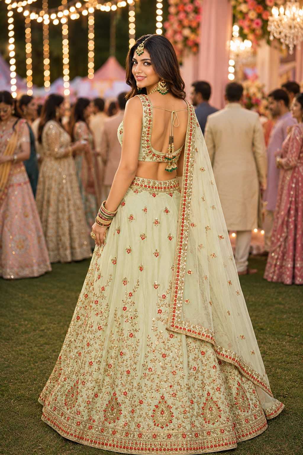 YNF Wholesale Satin Designer Lehenga  | Surat Manufacturer