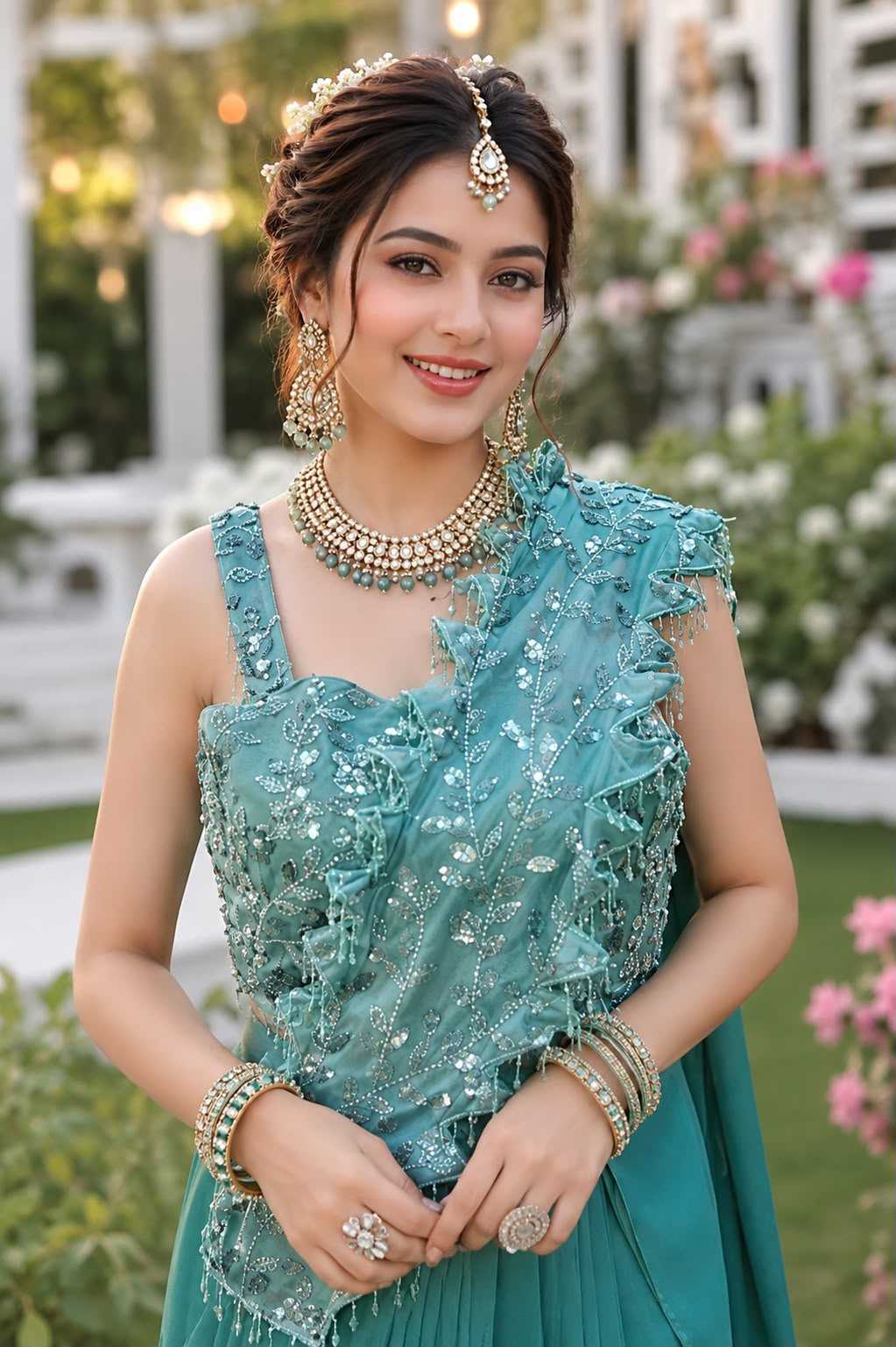 YNF Wholesale Georgette Designer Sarees  | Surat Manufacturer