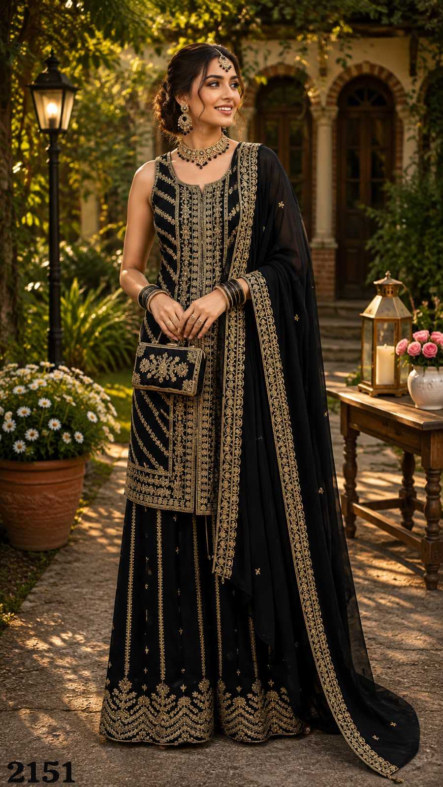 YNF Wholesale Georgette Embroidery Suits  | Surat Manufacturer