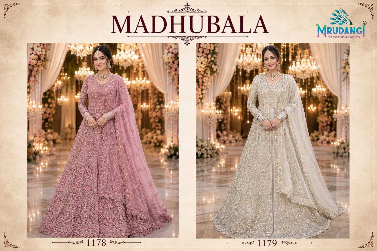 YNF Wholesale Net Embroidered Lehenga  | Surat Manufacturer