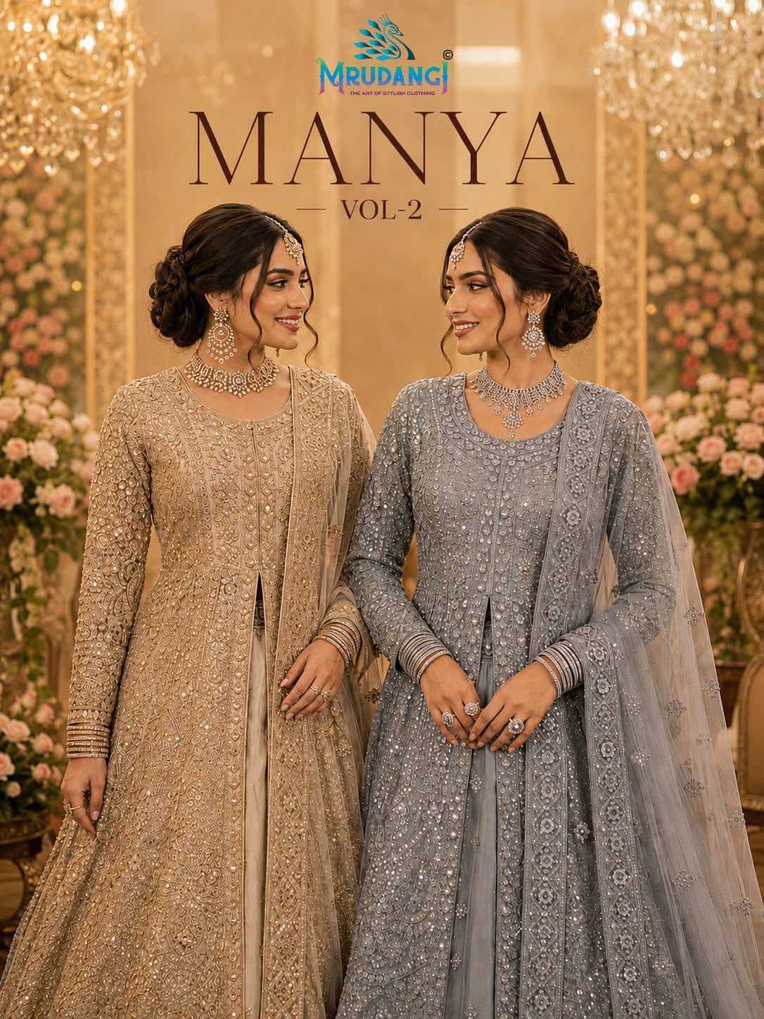 YNF Wholesale Net Embroidered Lehenga  | Surat Manufacturer