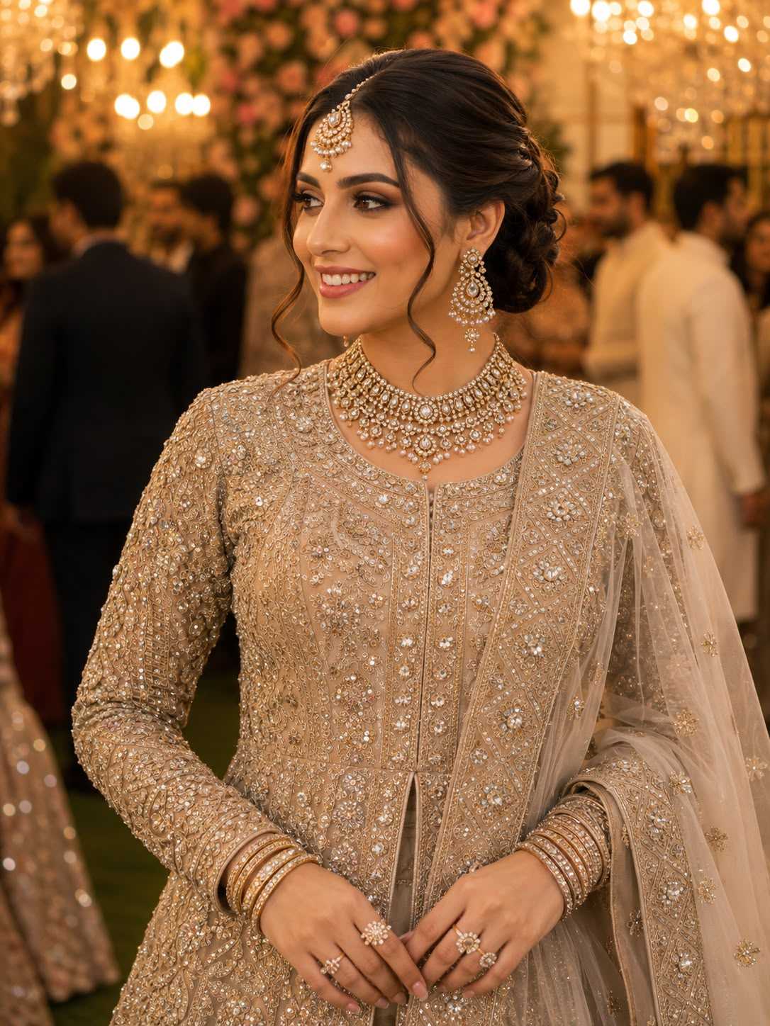 YNF Wholesale Net Embroidered Lehenga  | Surat Manufacturer