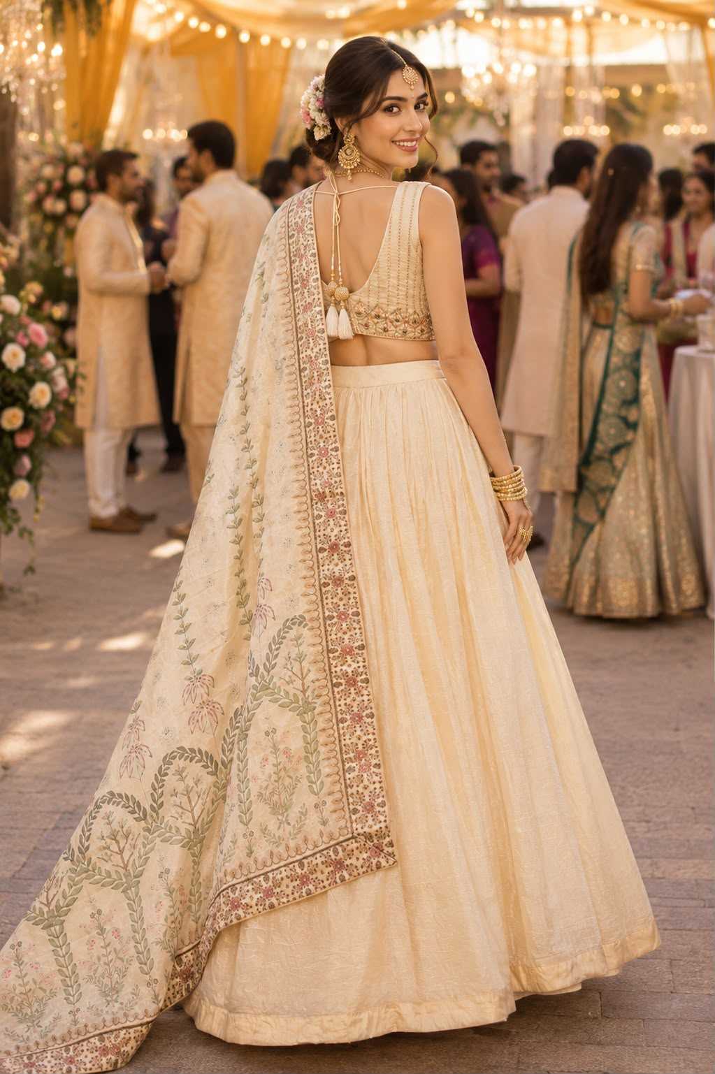 YNF Wholesale Tissue Designer Lehenga  | Surat Manufacturer