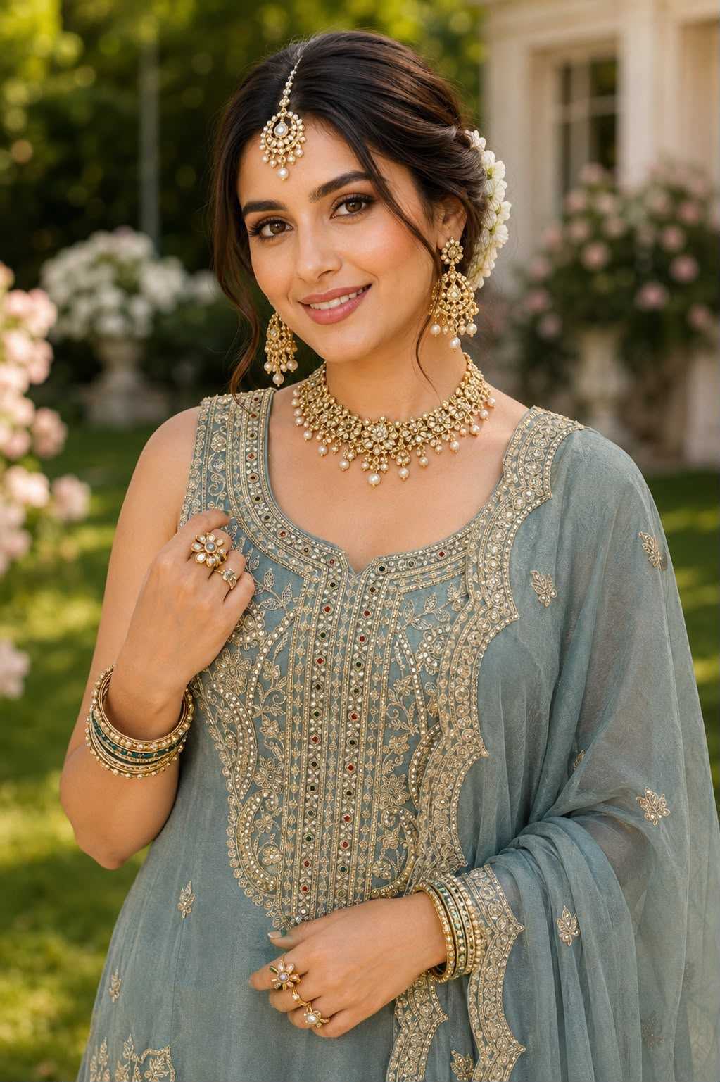 YNF Wholesale Shimmer Silk Embroidery Suits KESH481 MRUDANGI VERONICA | Surat Manufacturer