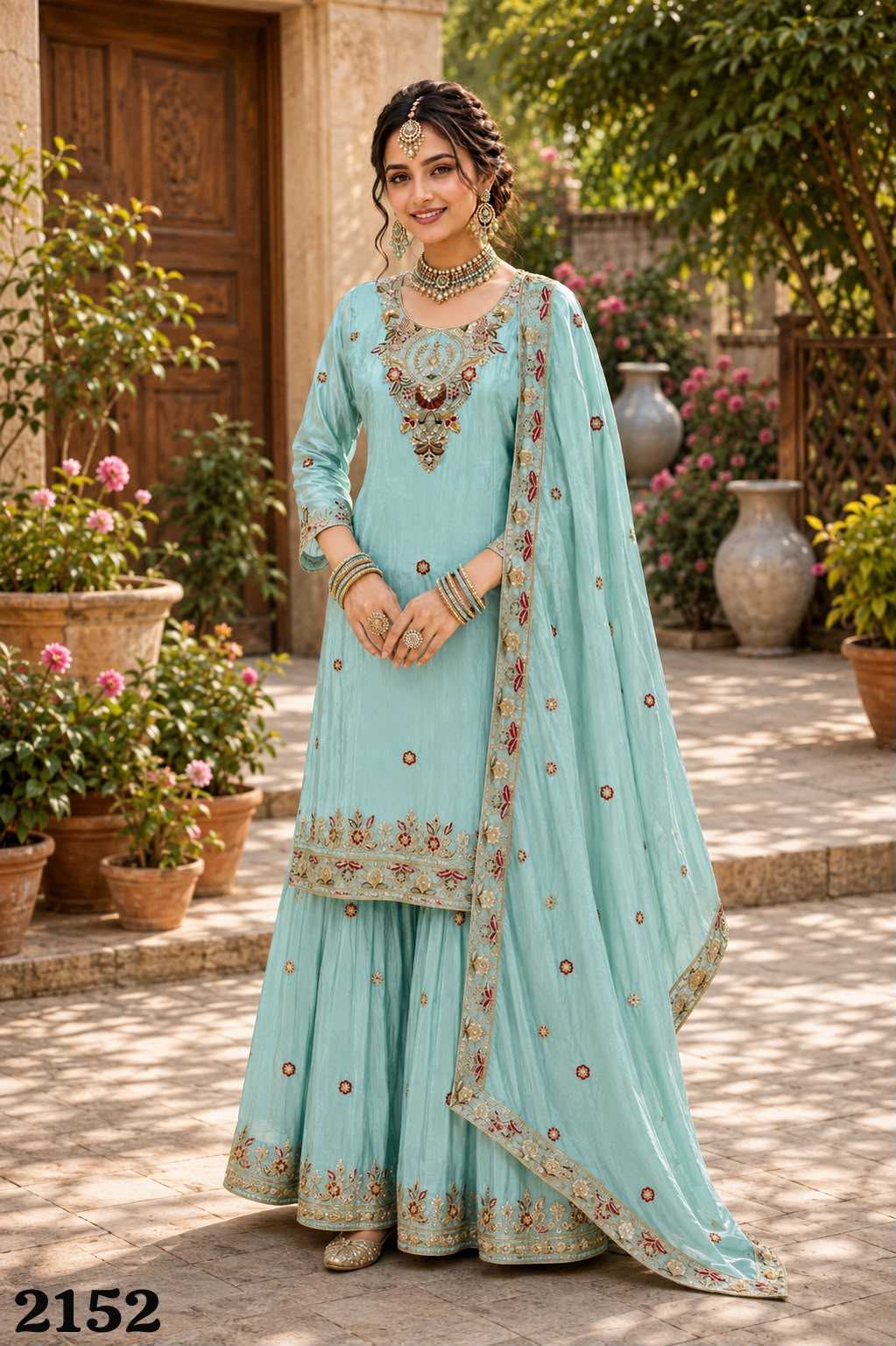 YNF Wholesale Premium Silk Embroidery Suits  | Surat Manufacturer