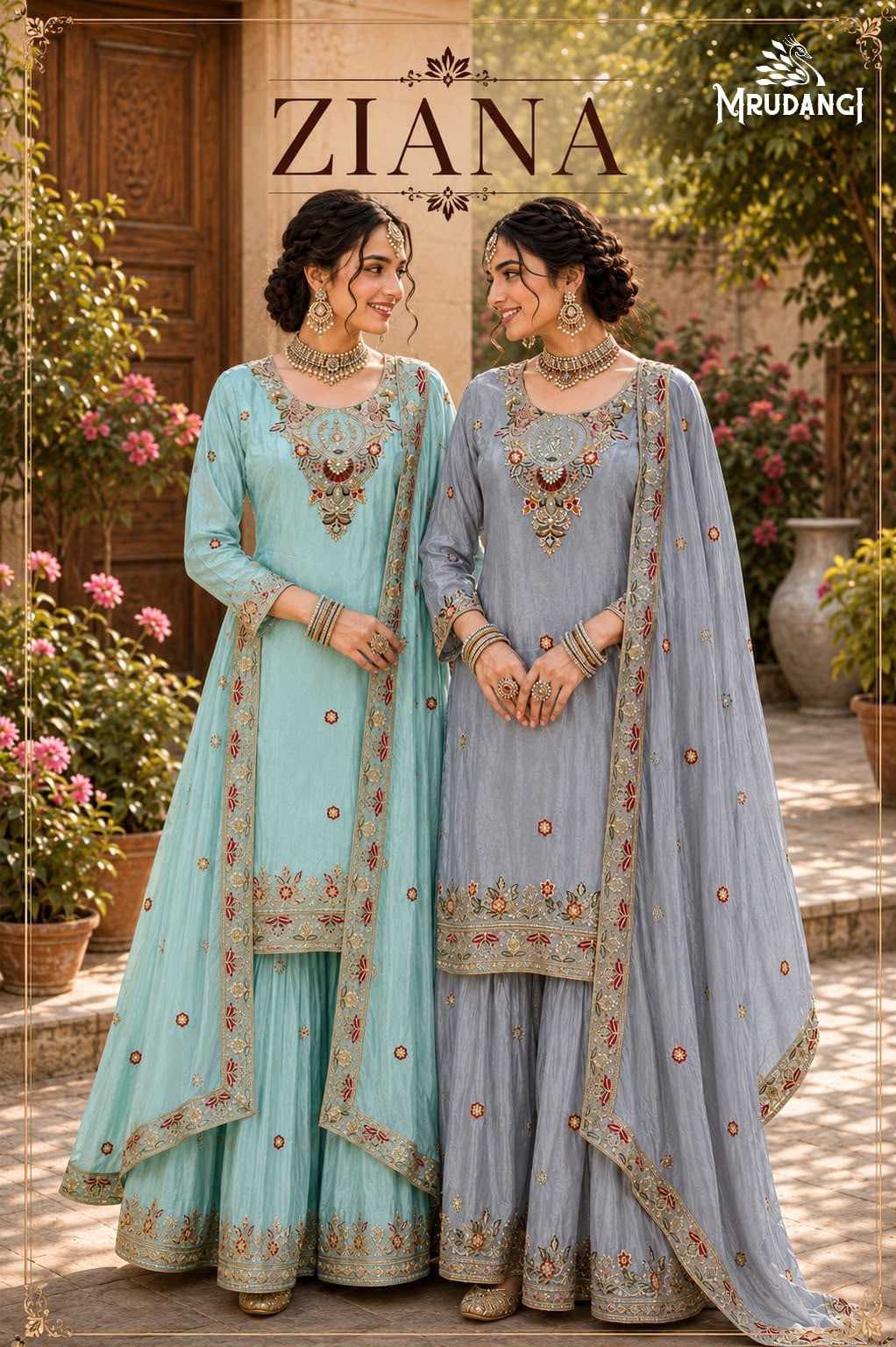 YNF Wholesale Premium Silk Embroidery Suits  | Surat Manufacturer